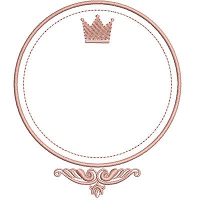 Matriz de matriz Matriz De Bordado Moldura Com Cora